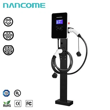 Estació de càrrega AC EV amb pantalla a color